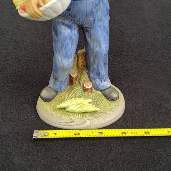 Vintage 10" Homco African American Farmer Porcelain Figurine #1472 - Picture 10 of 10